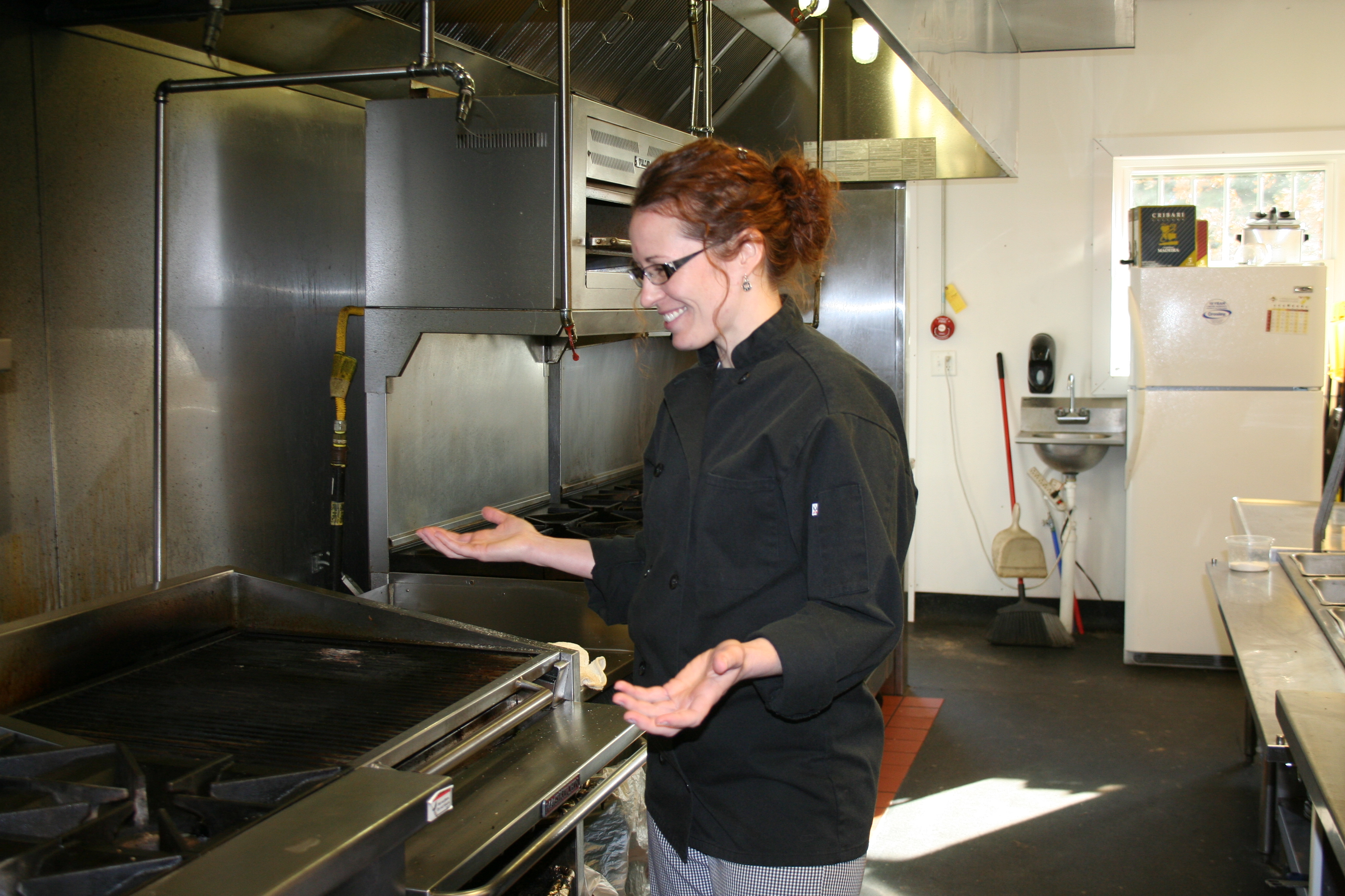 A WOMAN CHEF PREPARING TO MAKE HER MARK ON CENTRAL NEW YORK